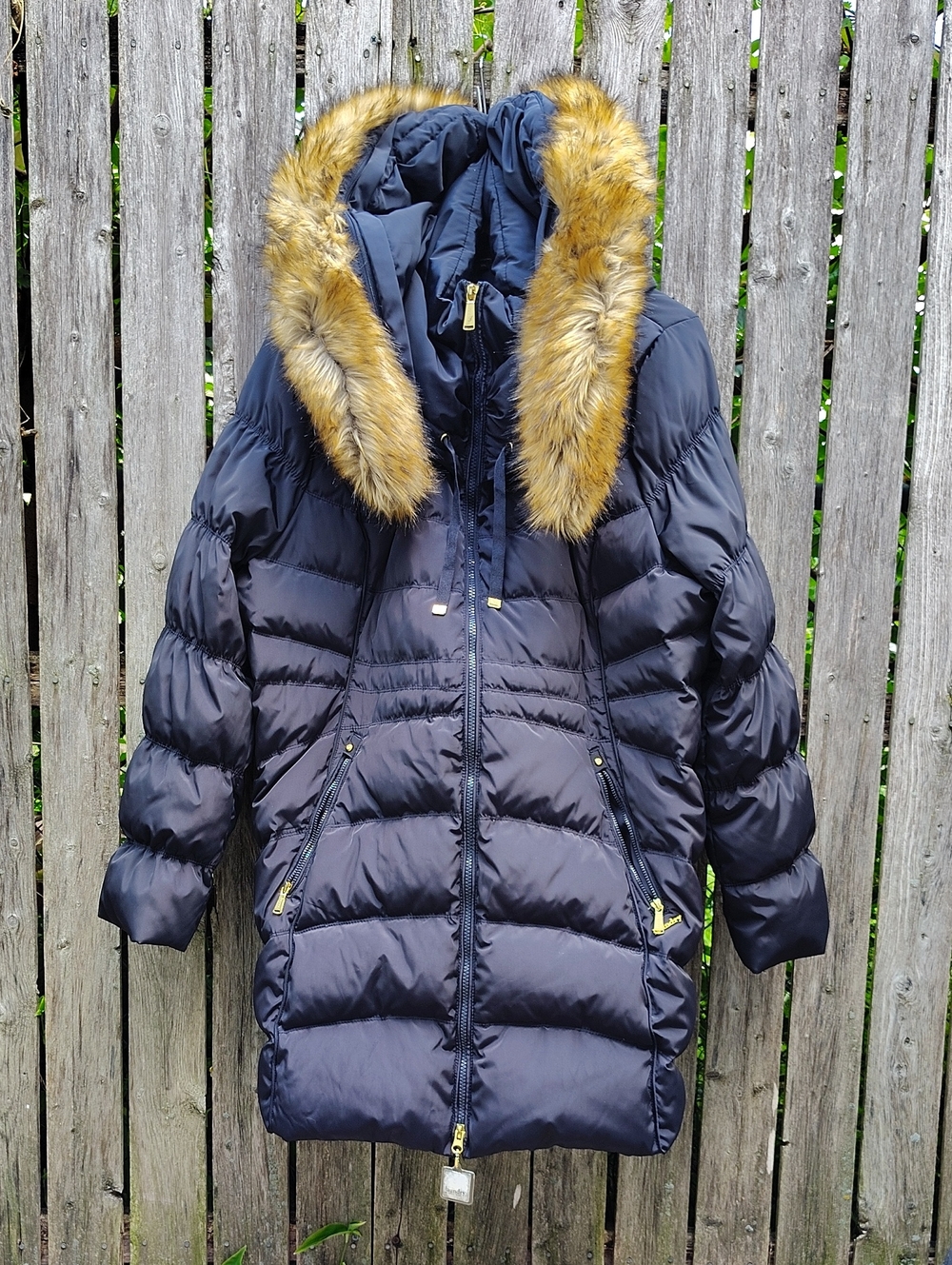 Laundry by Shelli Segal Navy Jacket with Gold Label